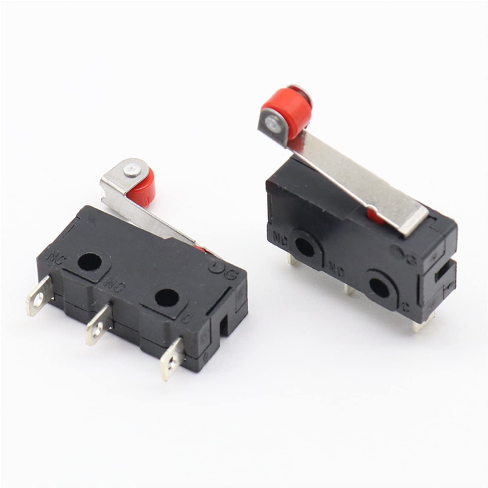 JFQOWCMP Micro Switches 10 Pcs Mini Micro Limit Switch Roller Lever Arm SPDT Snap Action LOT