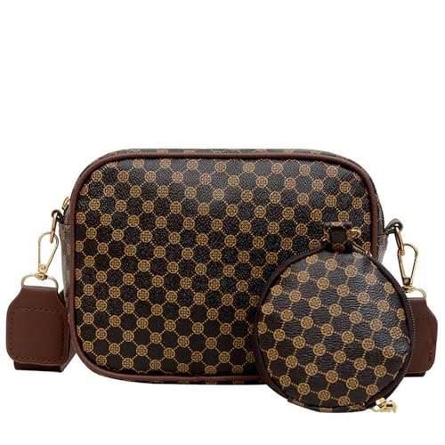 Fashion Retro Printed Waist Bag, Women's Adjustable Simple Shoulder Messenger Bag Suitable for Travel and Work