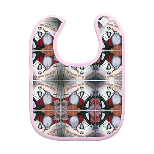 Jack Skellington Unisex Baby Bibs Drool Bibs for Drooling and Teething 100% Cotton for Boys&girles One Size