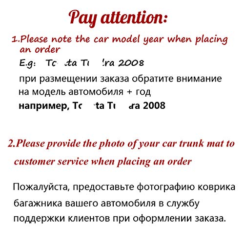 GLEETIEZ Tappetini Bagagliaio Auto Personalizzati