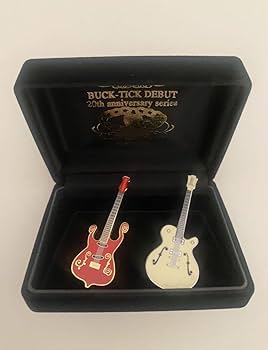 Amazon | 20周年記念 ギター型ピンバッジ バクチク 今井寿 星野