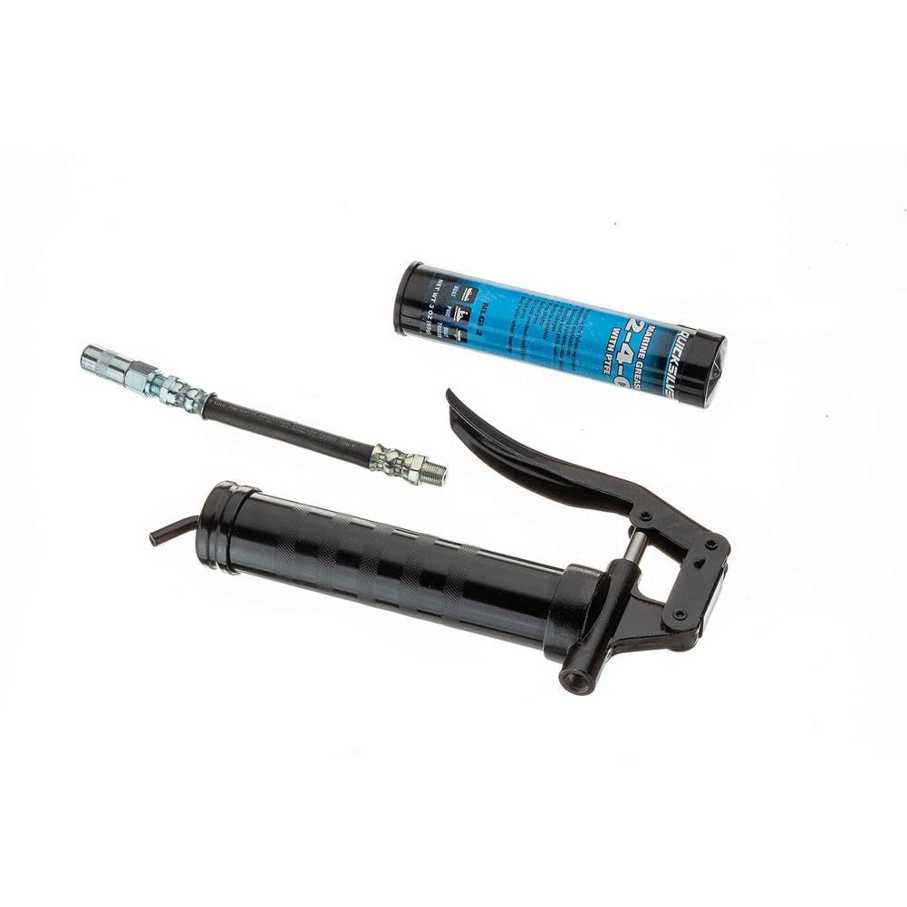 Quicksilver 74057Q5 2-4-C Marine Grease/Lubricant Gun with 3-Oz. Cartridge