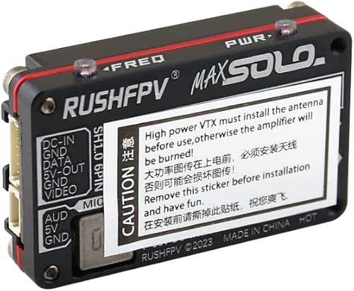 Miniatura 2 de Rush Tank VTX 2.5w MAX Solo VTX FPV Transmisor CNC Shell de largo alcance para RC Drone MultiRotor FPV Racing