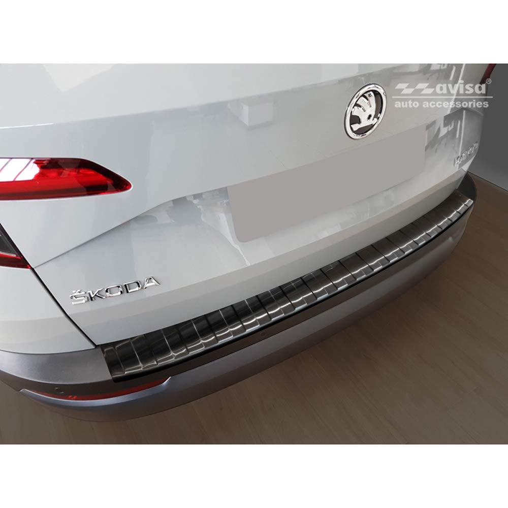 Protection Seuil Chargement Peugeot Traveller - Acier Inox Brillant - Adhésif 3M