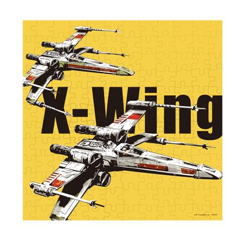 テンヨー(Tenyo) 【日本製】 144ピース ジグソーパズル&パネル スターウォーズ X-wing Starfighter (24x24cm) W-144-692 のり付き パネル付き