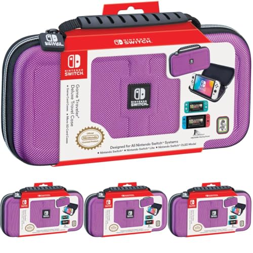 Image of Game Traveler R.D.S. INDUSTRIES, INC Deluxe Licensed Travel Case, Purple (Pack of 4)