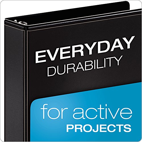 Cardinal Binder, Performer ClearVue, 2 Inch Round Ring, 475-Sheet Capacity, Letter Size 8.5 x 11, Non-Stick PVC-Free, Customizable Covers, Black, Eco-Friendly for Office & School U image 2