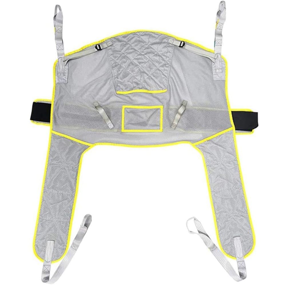 HUTRADE ArnéS ElevacióN Paciente Cuerpo Completo, GrúA De Paciente, Eslinga De ElevacióN con Soporte para La Cabeza para Enfermería,Anciano,Discapacitado