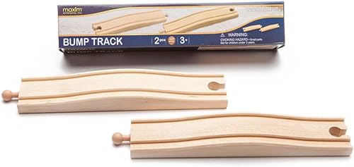 Miniatura 1 de Pista de madera para tropiezos, vías de tren de expansión compatibles con Thomas & Friends, Brio Train, y todos los principales juegos de trenes de
