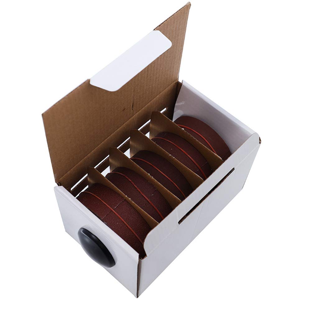 Lot de 5 rouleaux de papier de verre à dessin 25 mm x 6 m assortis pour tourneurs à bois, réparation de meubles, menuisiers, métallurgies, travaux de carrosserie automobile