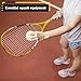 Conderyang 2 Pack Beginner Squash Racquet Set Includes Racquets with Racket Bags Anti Fog Goggles Cases Blue Dot Ball Indoor Gym Sports for Beginners Novice Training Recreational Play (Yellow)