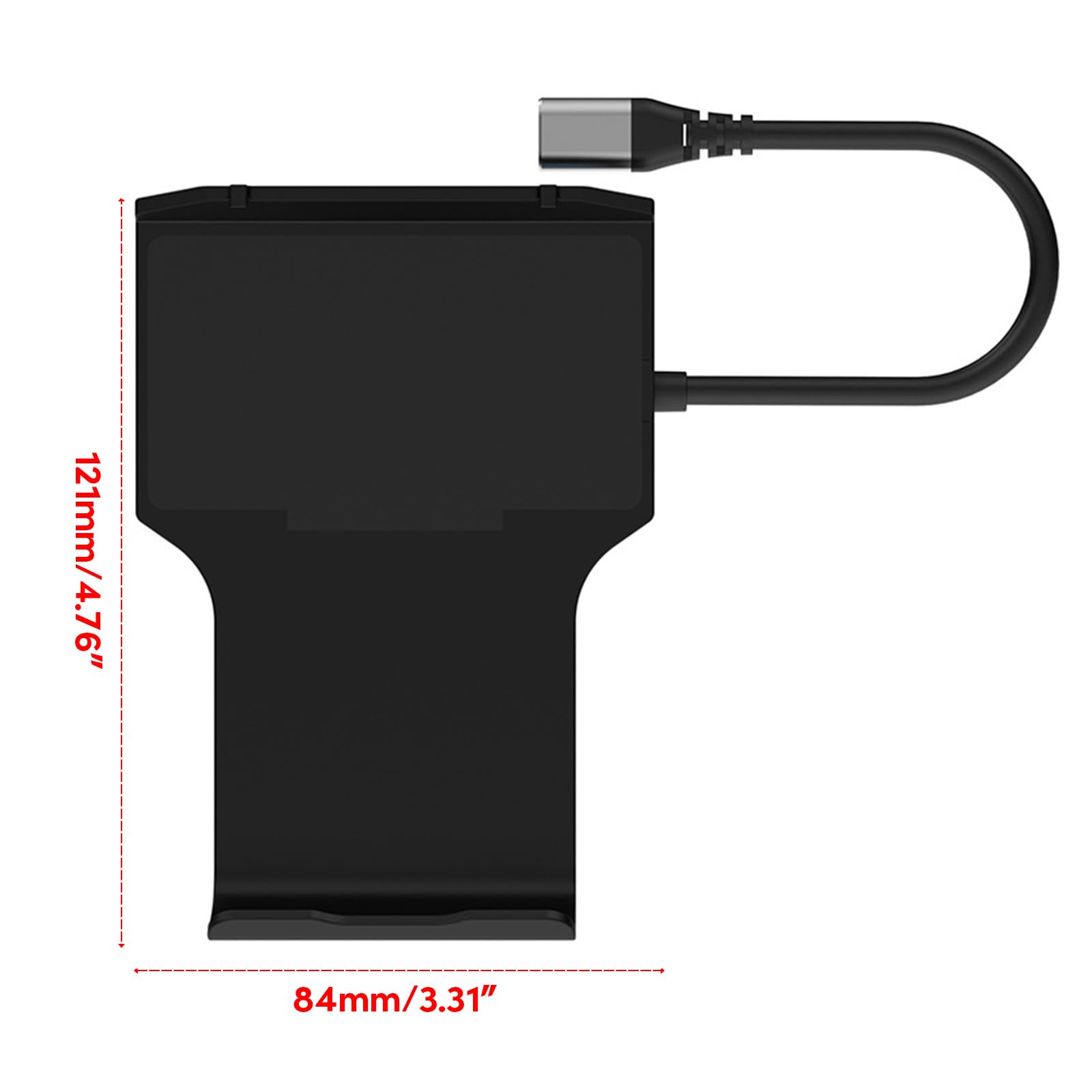 Docking station portatile 5 in 1 per Steam Deck e PC, hub 4K a 60Hz con ricarica PD da 100 W, supporto dock multi-dispositivo, accessori di gioco per prestazioni migliorate