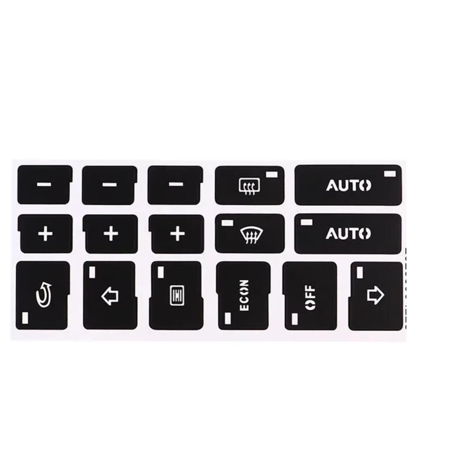 Car Button Stick Compatible with A4 B6 B7 2000 2001 2002 2003 2004 Central Control Button Repair Stickers Car Air Condition AC Climate Control Button Repair Stickers