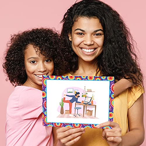 Barker Creek Designer Computer Paper, Tie-Dye, 8.5” X 11”, Decorative Printer Paper, Stationery, 50 Sheets Per Pkg, Home, School And Office Supplies (715) #TOP6