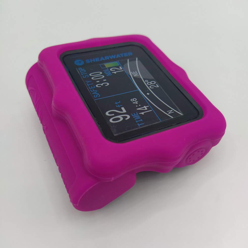 Custodia Protettiva in Silicone per Computer subacqueo Shearwater Perdix/Perdix 2/Perdix AI, Colore: Rosa