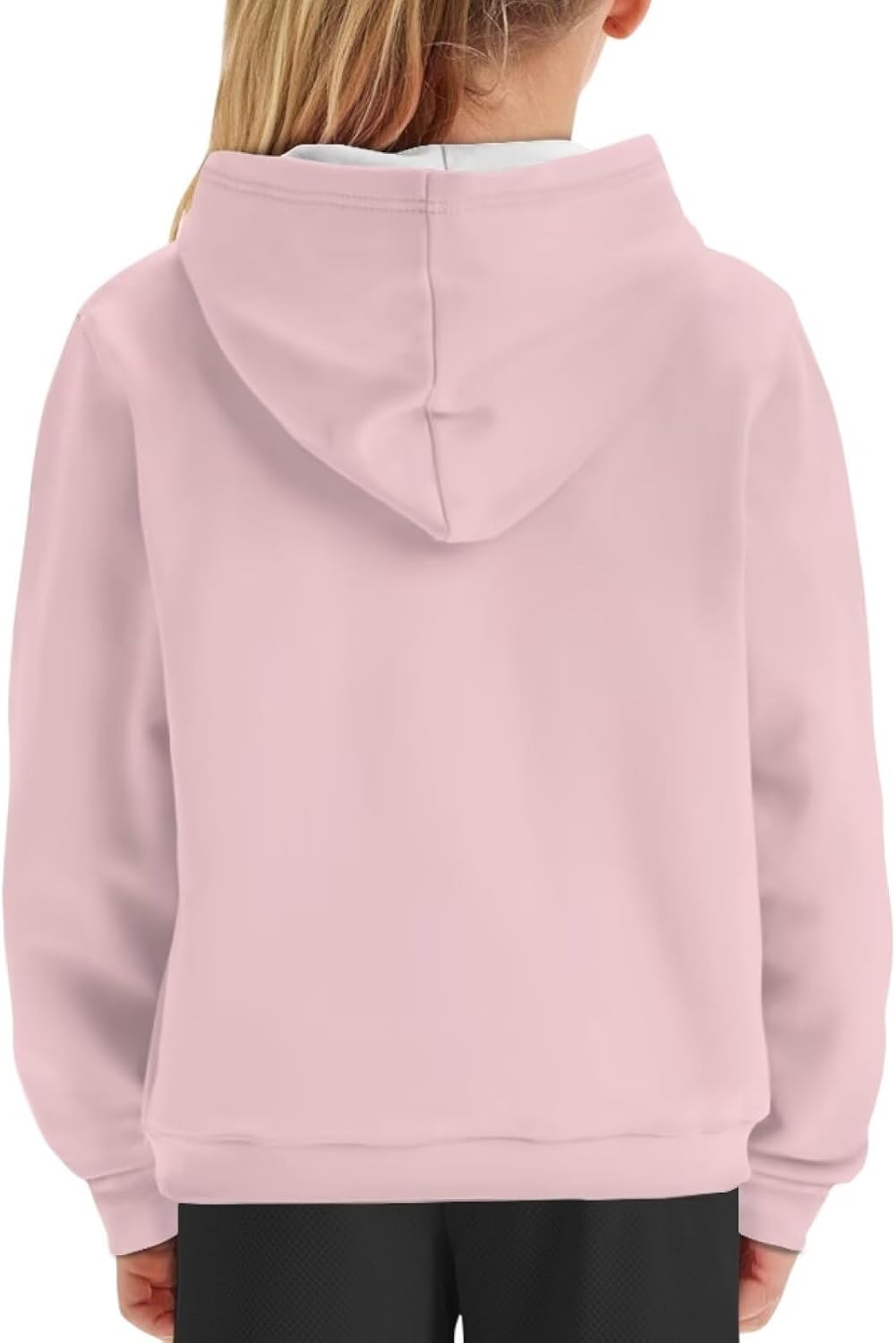 Girls Long Sleeve Hoodies Kawaii Style Hooded Sweatshirts Round Neck Pullover Tops 6-16T