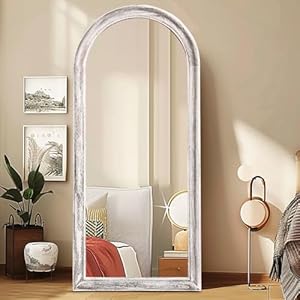   71x32-Arched-Large-Full-Length-Mirror-Solid-Wood-Frame-Floor-Large-Mirror-for-Living-Room-Bedroom-Hanging-Leaning-Wall-Mounted-White