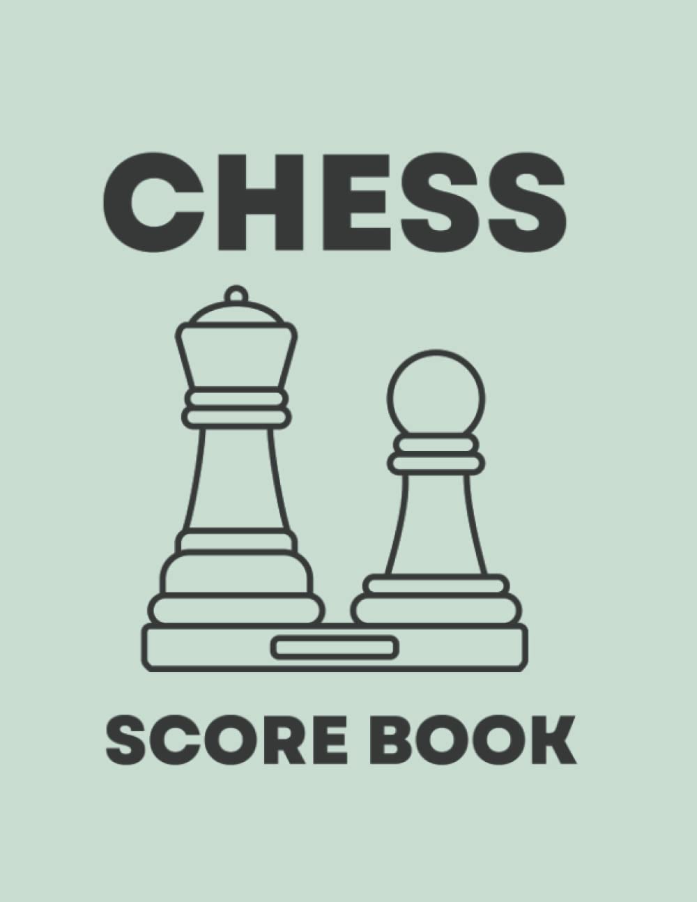 Chess Scorebook: 120 scorecards, perfect gift for chess lovers and chess players, scorebook and notebook for recording moves, standings, and results