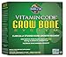 Garden of Life Raw Calcium Supplement - Vitamin Code Grow Bone System Whole Food Vitamin with Strontium, Vegetarian