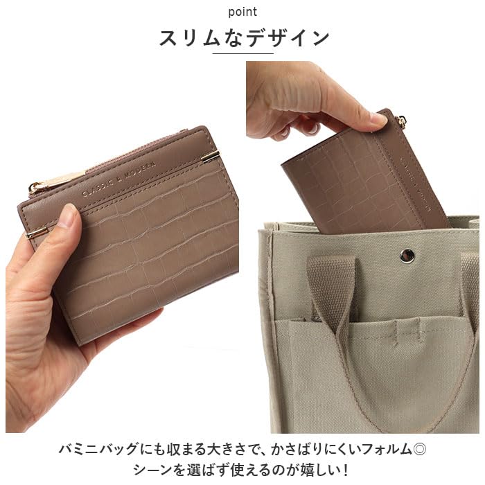レディース　二つ折り財布 Amazon.co.jp: 二つ折り財布 lyba253 お財布 Aタイプ×レッド