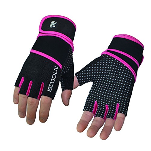 Kafeimali Men's Women‘s Sports Weightlifting Fitness Golf Cycling Motorcycle Breathable Half Finger Gloves