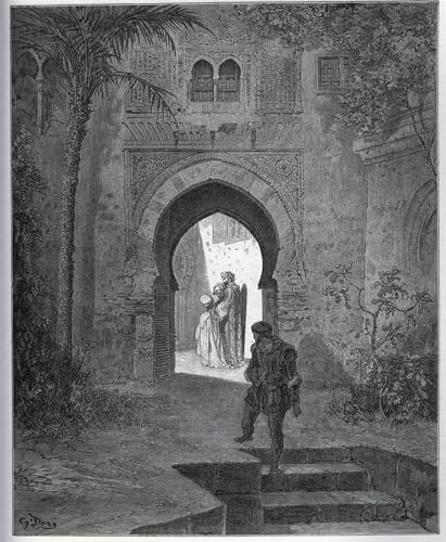 Lienzo de Gustave Doré Captive Story cuadro decorativo de 60x90cm