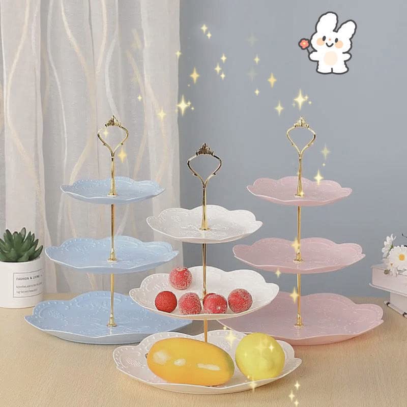 Amazon | ケーキスタンド 果物収納 アフタヌーンティースタンド PP