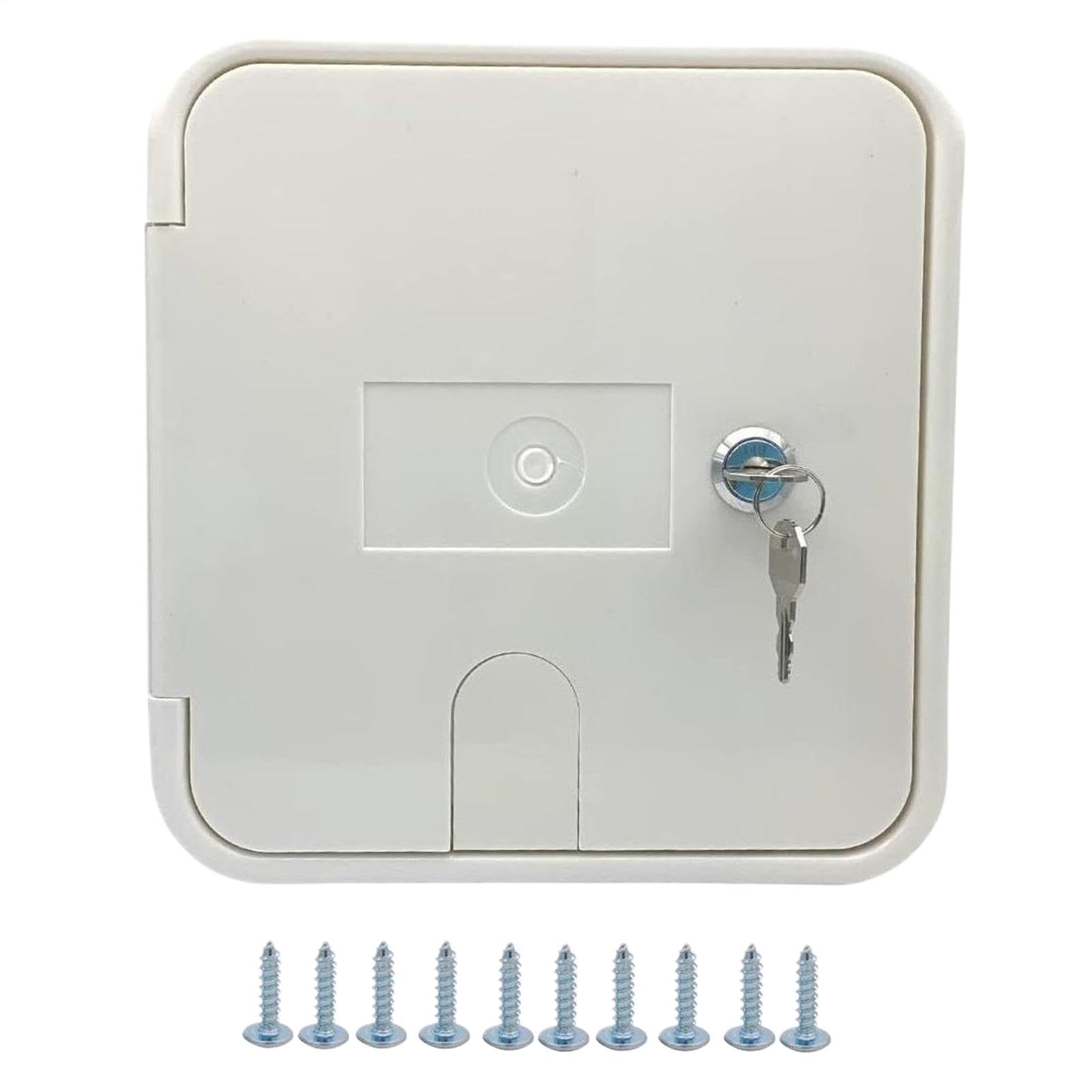 Puerta de acceso eléctrico para caravana que evita filtraciones de agua