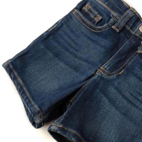 Gerber Toddler Unisex Denim Shorts, Dark Blue Denim Wash, 12 Months - image 3