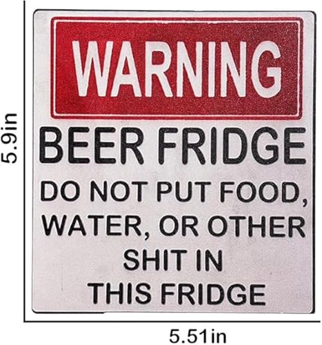 Imán decorativo para refrigerador de cerveza divertido miniatura 3