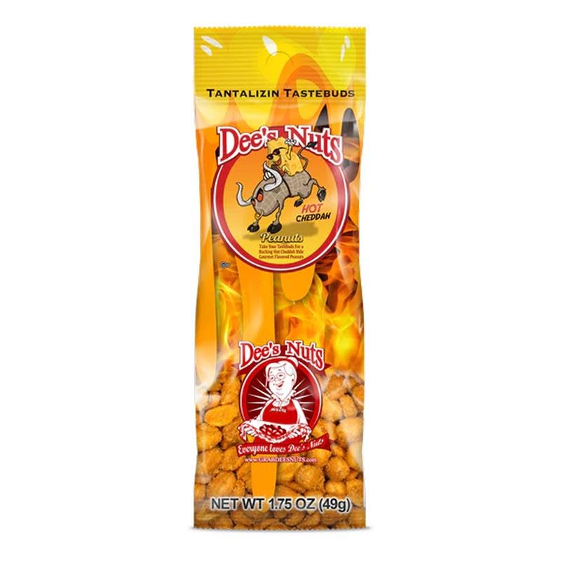 Amazon.com : Dee's Nuts Hot Cheddar Cheese Flavored Peanuts - 8