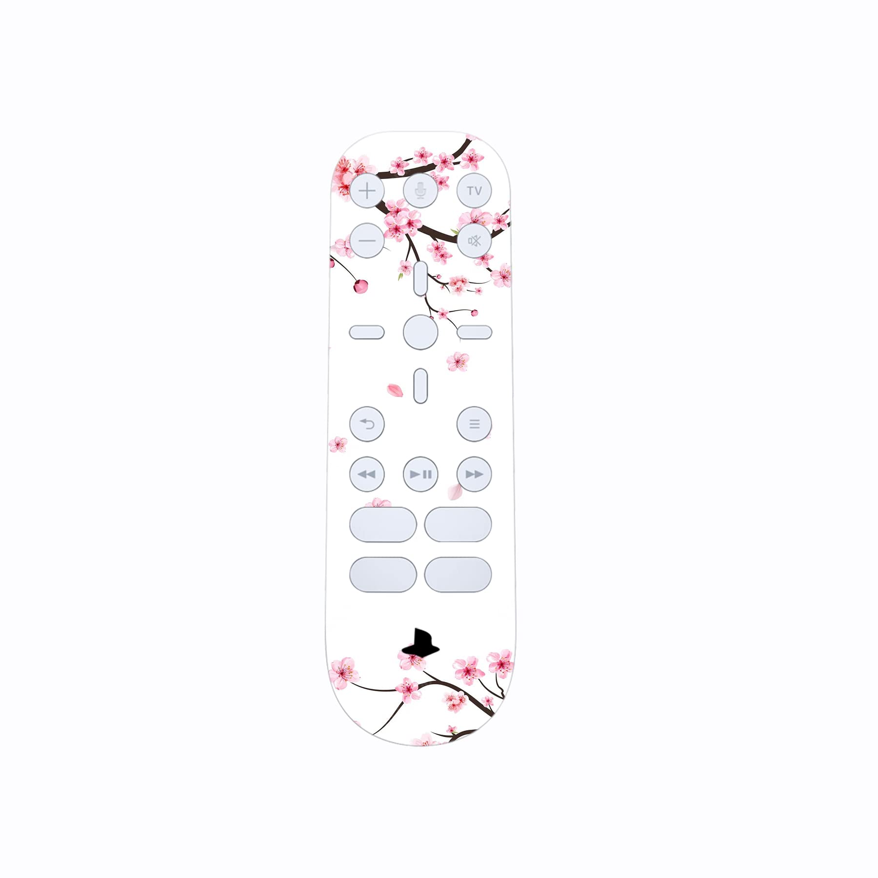 playvital Full Set Skin Decal for ps5 Console Digital Edition, Sticker Vinyl Decal Cover for ps5 Controller & Charging Station & Headset & Media Remote - Falling Cherry Blossom — view 8