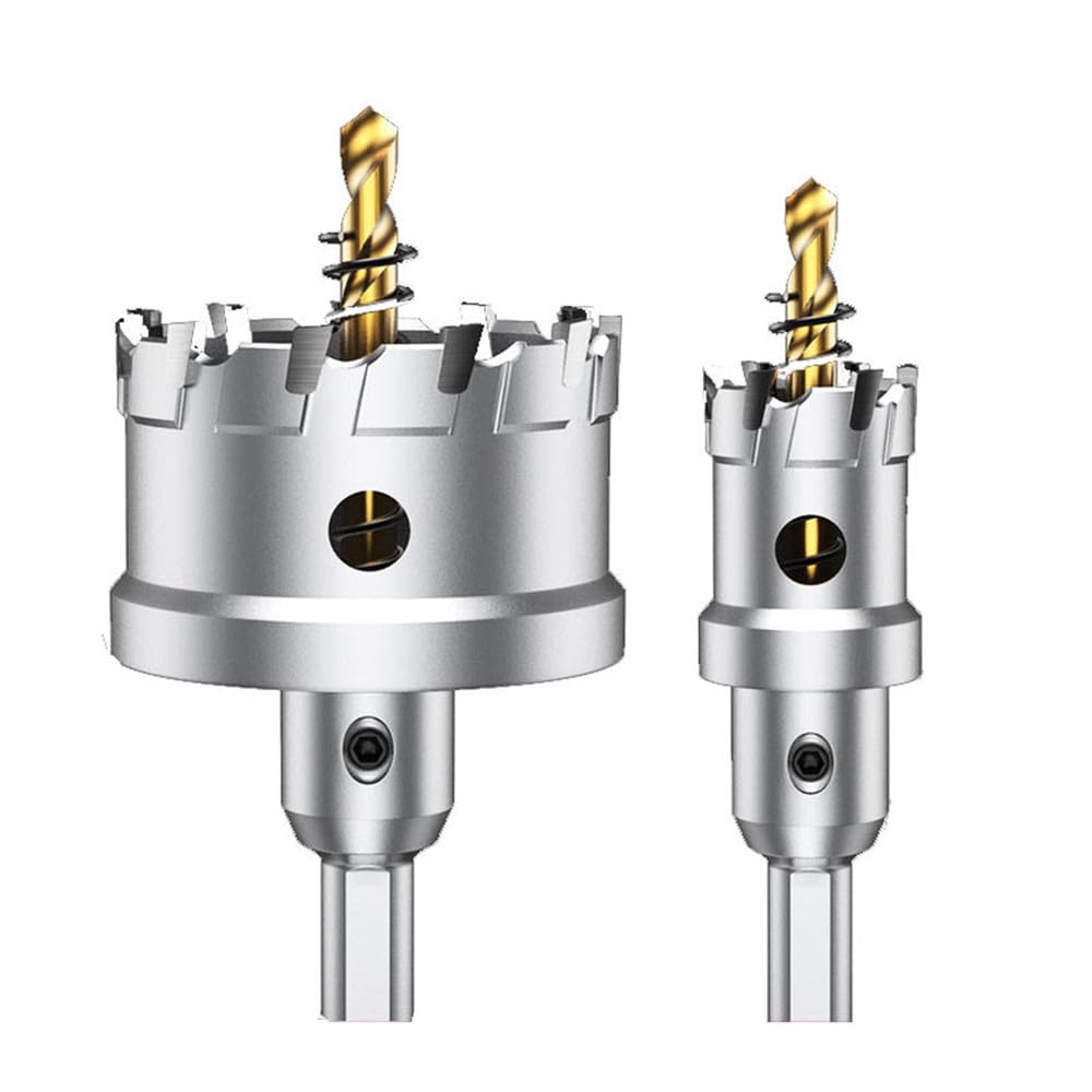 1 pz. Punta da trapano TCT in carburo di tungsteno, sega a tazza da 12-150 mm, set di punte da trapano, sega a tazza per foratura di leghe metalliche in acciaio inossidabile, 140 mm