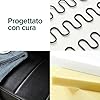 Zinus Quinn Divano letto Clic Clac - Divano letto pieghevole 2 in 1 - Adatto a camere per ospiti e piccoli spazi - PVC nero #5