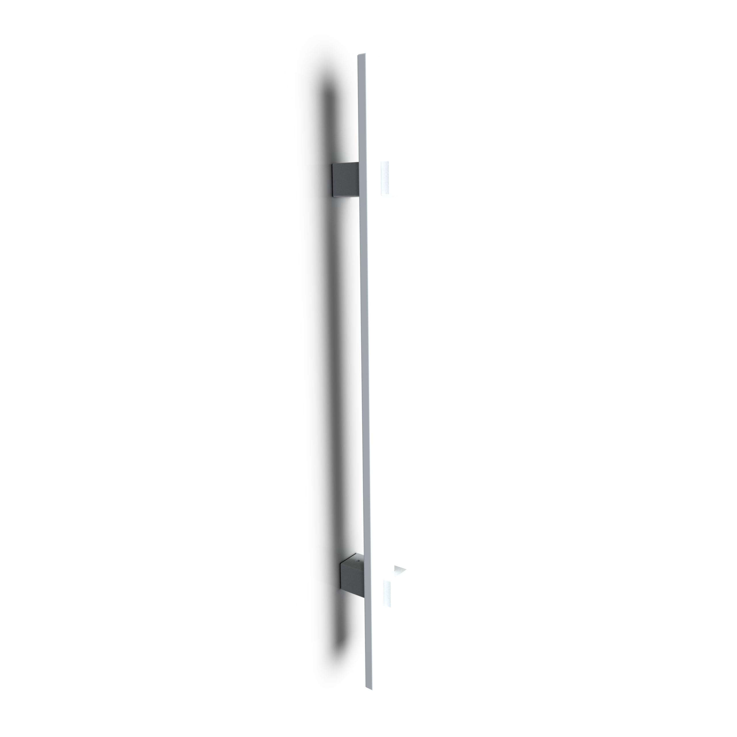 Poignée de porte d'entrée en acier inoxydable rectangulaire haut de gamme