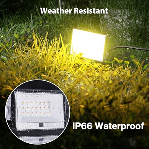 Olafus 30W RGB LED Flood Light Outdoor, Halloween Flood Lights with Remote - image 6