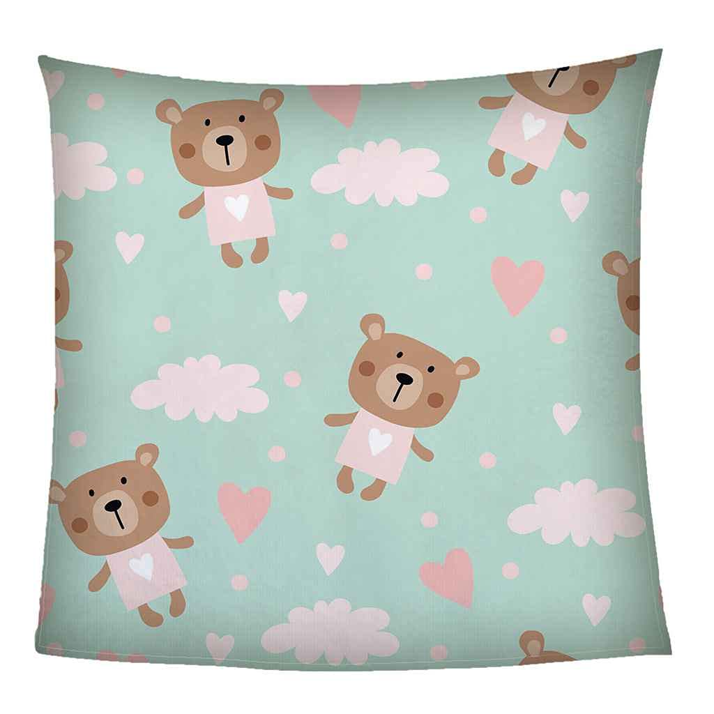 Couverture polaire ours flanelle microfibre douce chaude jeté de canapé 3D