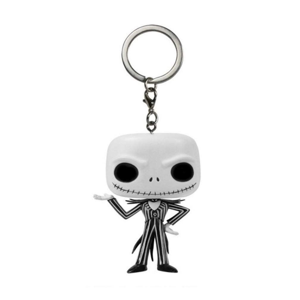 EASTVAPSNightmare Before Christmas Jack Keyring Skeleton Jack Pendant