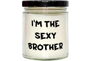 Unique Brother Gifts, Motivational Scent Candle For Brother