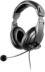 Headset Giant Conexão P2 Cabo de 190cm Cancelamento de Ruído Controle de Volume Driver 40mm Potência 20mw Microfone Flexível Preto - PH049