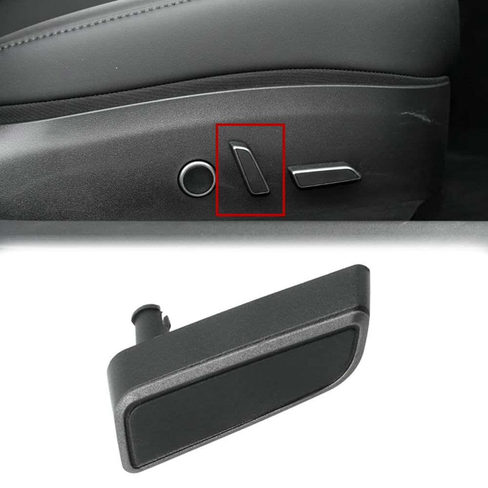 fitfoyo Black Car Seat Forward Button Seat Adjustment Button Replacement Cushion Backward Driver Side Passenger Side for Tesla Model 3/Y 2021 2022 2023 (Right Cushion Backward Button, Black)