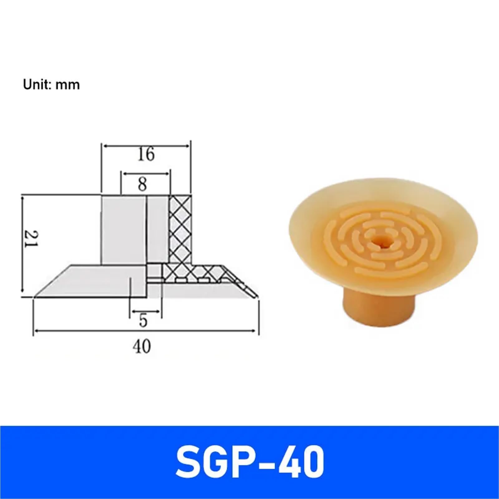 Vakuum Saugnapf Serie für pneumatischen Aktuator