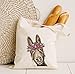 Donkey Tote Bag - Donkey Lover Gift - Flower Crown donkey Totes -Handmade Totes - Donkey Canvas Totes - Cute Donkey Reusable Shopping Bag - Donkey Christmas Gift - Grocery Bag - Beach Bag