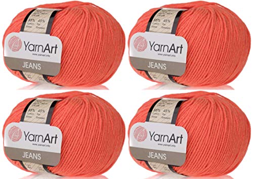 Image of YarnArt Cotton Blend Amigurumi Yarn - Cotton Acrylic Blend Yarn for Knitting & Crochet, Soft & Durable Yarn for Amigurumi, Baby Items and Garments