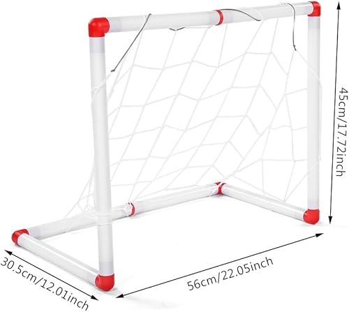 Miniatura 3 de Bnineteenteam Porterías de fútbol para niños, juegos de portería de fútbol juvenil plegables portátiles para niños