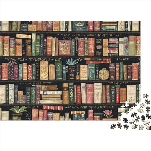 🌸Concediti una piacevole pausa relax! La nostra linea di puzzle da Vintage Bookshelf—Classic Illustrated Design 1000 pezzi è il regalo perfetto per chi ama ritagliarsi un momento di svago e di relax mettendo alla prova le proprie abilità logiche e di concentrazione