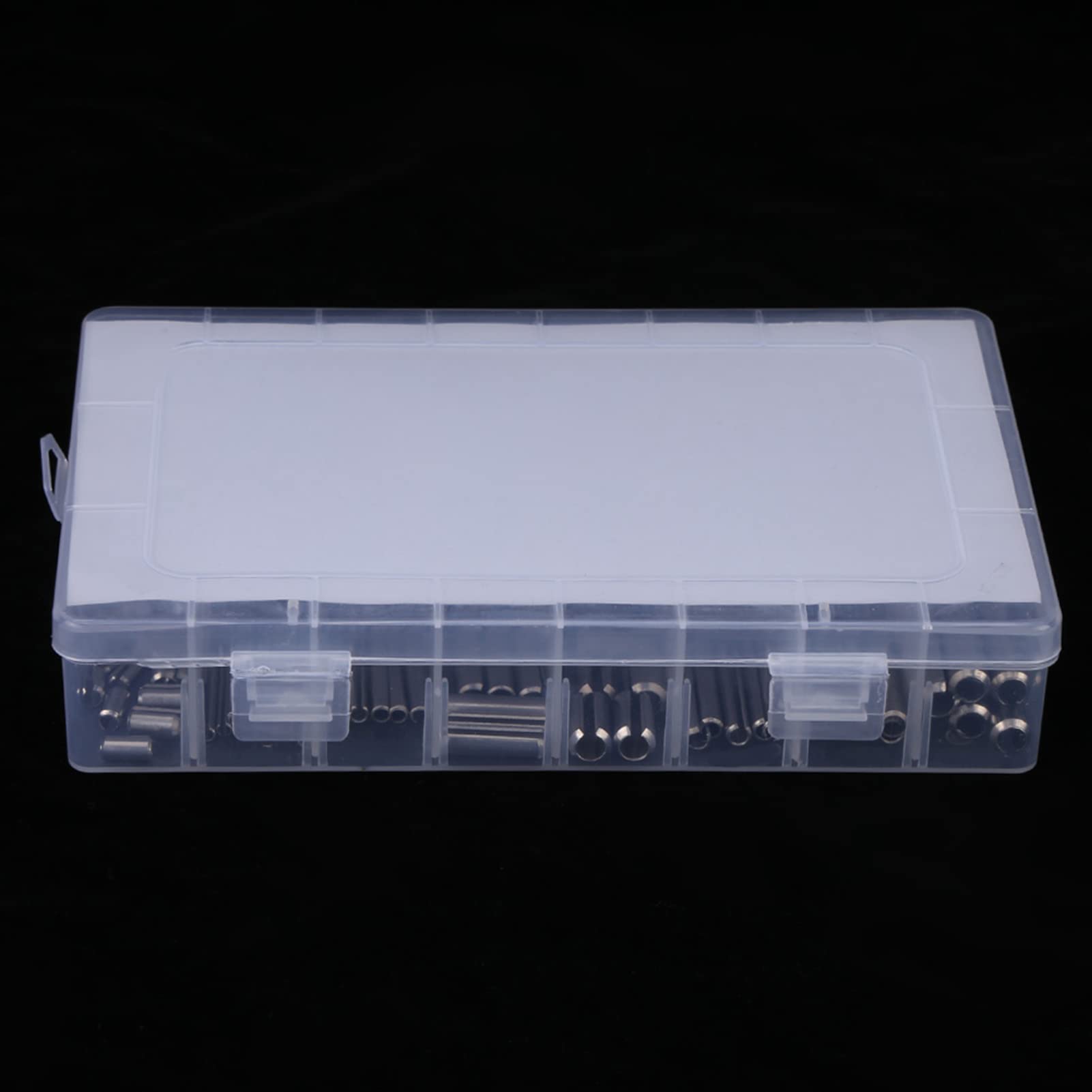 280 Unids 304 Dowel Pin Kit Acero Inoxidable Elástico Cilíndrico Pin Gabinete Muebles Estante Alfileres de Apoyo Kit Surtido con Caja de Almacenamiento