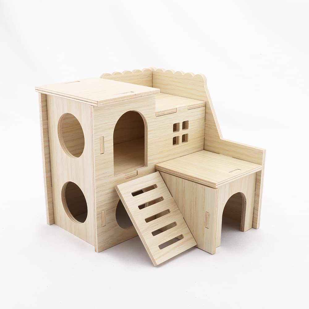 Wood Double-Decker Hut