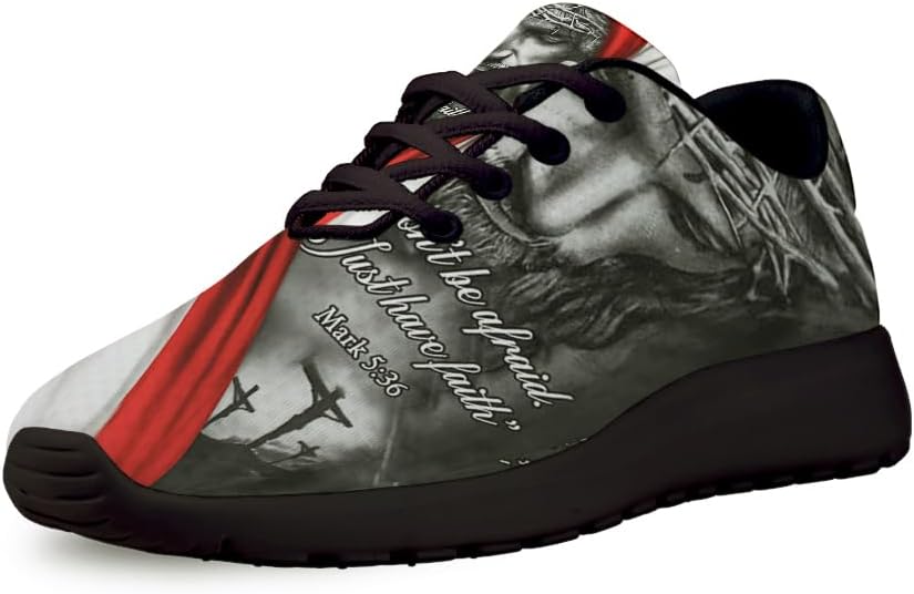 Christian Cross Just Have Faith Canadian Shoes for Women Men Trail Running Casual Fashion Sneakers Slip-on Tennis Shoes