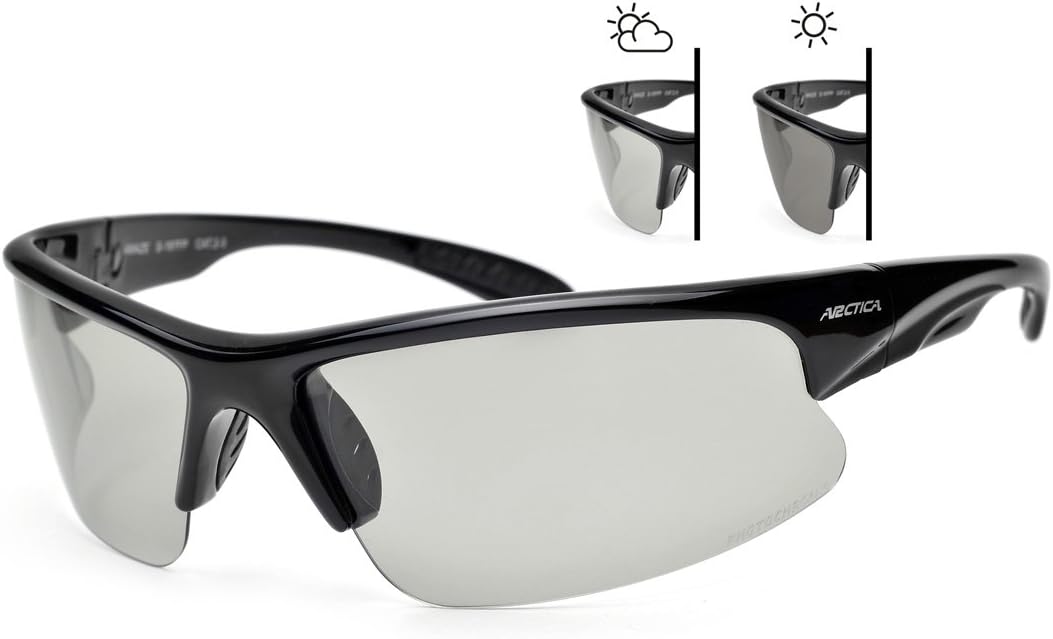 Arctica Photochromic & Polarized Sport Sunglasses S-197FP UV400 for Men & Women.